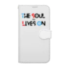 PJLLのTHE SOUL LIVES ON W Book-Style Smartphone Case