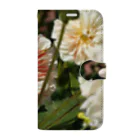 じょにーのflower white2 Book-Style Smartphone Case