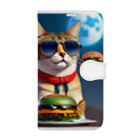 じょんすたいるのBurger Cat 1 Book-Style Smartphone Case