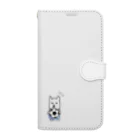 ひろねこさんの冒険*♡･゜のサッカー犬さん♪Part2（背景なし） Book-Style Smartphone Case