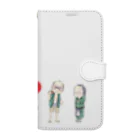 メイプル楓／イラストレーターの【天下泰平（士農工商）】/ Vol_shi_noh_koh_sho_suzuri_2 Book-Style Smartphone Case