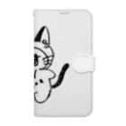 窓猫🪟🐈‍⬛マドリーヌE^••^Eのマラドーニャ Book-Style Smartphone Case