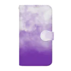 IHYLIのSky/purple 手帳型スマホケース