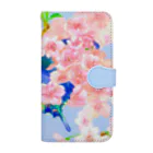 花藤 志穂（花と蝶を描く人）の旅立ち Book-Style Smartphone Case