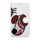 アヒルノコのマヤーとイングワァー（猫と犬） Book-Style Smartphone Case