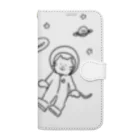 ひよこ工房の宇宙と猫 Book-Style Smartphone Case