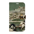 世界美術商店の雪中の狩人 / The Hunters in the Snow Book-Style Smartphone Case