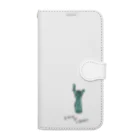 とある丸眼鏡の描き散らしのSTATUE OF LIBERTY_透明 Book-Style Smartphone Case