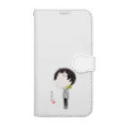 前向きp/むーくんのまえむきたそがれグッズ Book-Style Smartphone Case