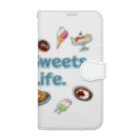 SU-KUのNo Sweets,No Life. Book-Style Smartphone Case