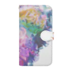 K_flowerのRainbow Carnation Book-Style Smartphone Case