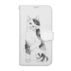 とうきちの三毛猫 Book-Style Smartphone Case