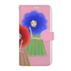 Yumi ＋ ArtのFlower Girls  Book-Style Smartphone Case