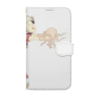 浮世絵ショップ のどぐろ　UKIYOE SHOP NODOGUROの  タコ　明石浦汐干狩図 / Akashiura clam digging Book-Style Smartphone Case