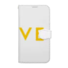 コチ(ボストンテリア)の小物用:ボストンテリア(月LOVE)[v2.8k] Book-Style Smartphone Case