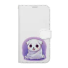 Vasetti_pressのオバケ子犬 Book-Style Smartphone Case