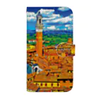 GALLERY misutawoのイタリア シエナの街並み Book-Style Smartphone Case