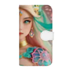 💖宇宙整体♪🌈♪こころからだチャンネル♪💖のmermaid Princess LARA Book-Style Smartphone Case