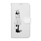 有村佳奈のART FASHION SHOPのprincess theory_white Book-Style Smartphone Case