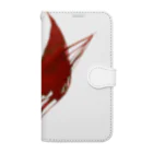 onmycolorの楽描き店の紅 Book-Style Smartphone Case