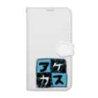 三溝似弄の水色なアケカスさん Book-Style Smartphone Case