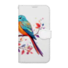 BunnyBloomのBirds in the Ramus Book-Style Smartphone Case