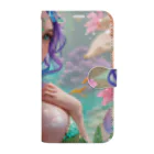 💖宇宙整体♪🌈♪こころからだチャンネル♪💖のbeautiful  mermaid  LARA Book-Style Smartphone Case