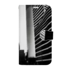 animaltennensuiの都市の鼓動：白黒で描くアーバンスケープ Book-Style Smartphone Case