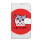 blue_7777　まねきねこショップのCute Hamsters Autumn in Japan Book-Style Smartphone Case