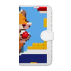 SFFのドット絵ハムスター 手帳型スマホケース