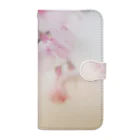I miss you の河津桜 Book-Style Smartphone Case