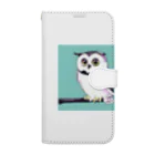 Owlのキュートなフクロウ Book-Style Smartphone Case