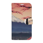 saru88の富士山 Book-Style Smartphone Case