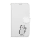 にゃー君の太った（かもしれない）ねこちゃん Book-Style Smartphone Case