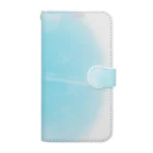 Earth’s Navel Ley LineのEarth's Navel Ley Line（Light blue） Book-Style Smartphone Case