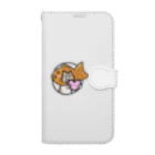 たい焼き猫ショップのたい焼き猫(ハート) Book-Style Smartphone Case