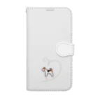 non0630のlove terrier Book-Style Smartphone Case