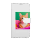 《Derekの絶賛工房中！》のイケイケ猫ちゃん Book-Style Smartphone Case