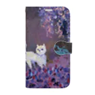 白南風諷こ ◇◇◇ みちのくの田園絵師の夢中猫　The Cat I met in my dream Book-Style Smartphone Case