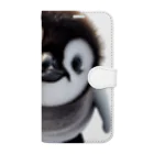 Lock-onの上目使いペンギン Book-Style Smartphone Case