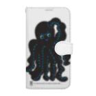 浮世の浮世絵の国貞「薬げんぼり」のたこモチーフ／スマホケース_04 Book-Style Smartphone Case