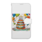 LOVEのHappy Birthday - 01 Book-Style Smartphone Case