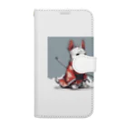 samurai-isのサムライドッグ Book-Style Smartphone Case