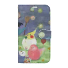 yuuwa sachi のハロウィンインコたち Book-Style Smartphone Case