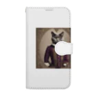 こっちを見る貴族ネコショップのこっちを見る貴族ネコ5 Book-Style Smartphone Case