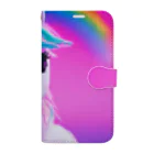 unicorn_dreamsのわたしミライから来たユニ Book-Style Smartphone Case