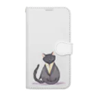 kgymのスーツ猫 Book-Style Smartphone Case