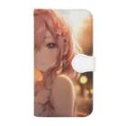 ぶーたんの夕方の公園で Book-Style Smartphone Case