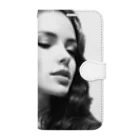 infinexus_dsgnのmonochrome woman Book-Style Smartphone Case