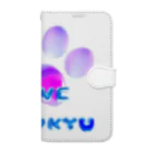 NIKUKYU LOVERのLOVE NIKUKYU -肉球好きさん専用 ブルーピンクバルーン - Book-Style Smartphone Case